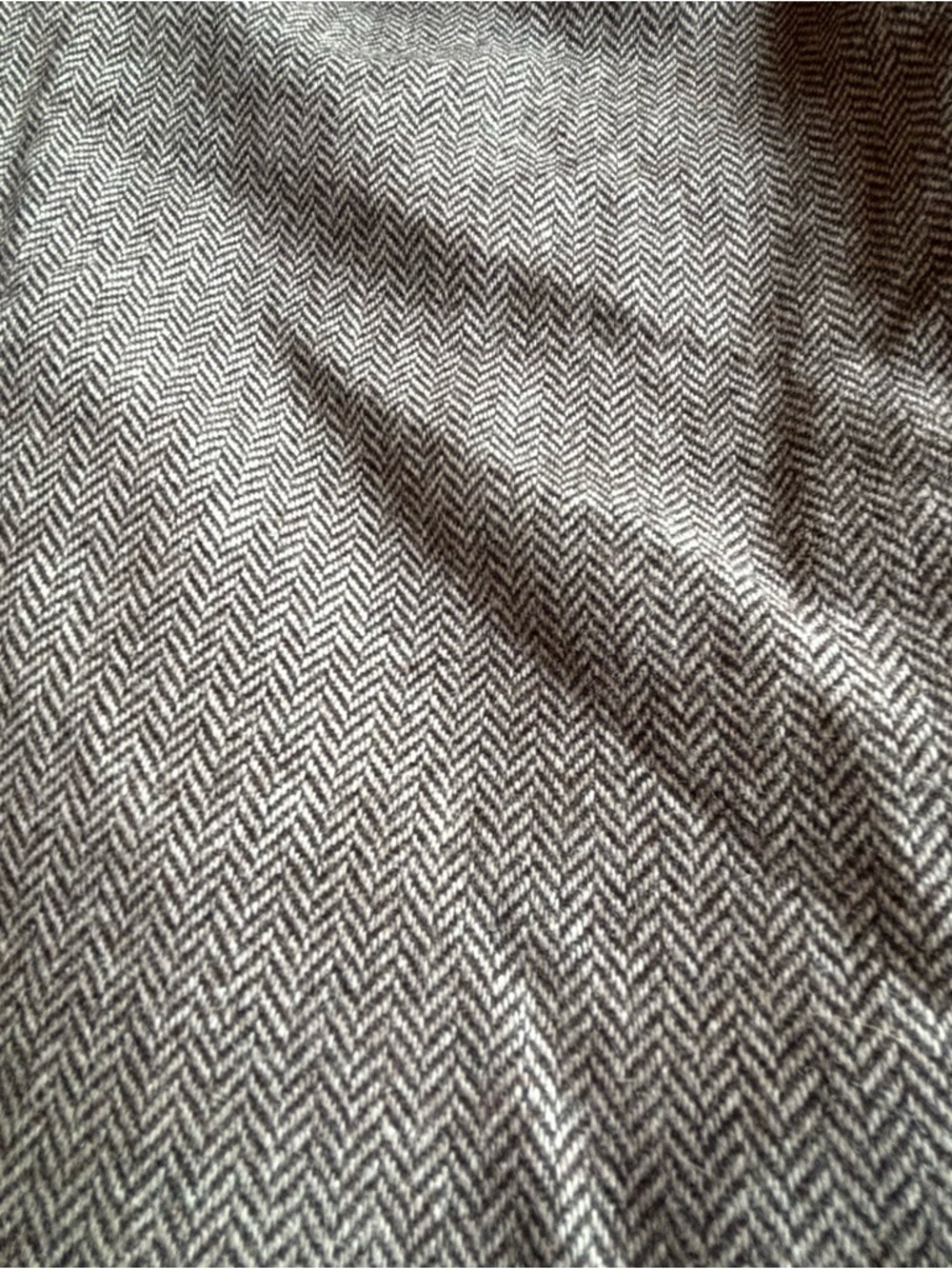 Banana Republic Straight Leg Pants - Light Brown Herringbone - Picture 3 of 4